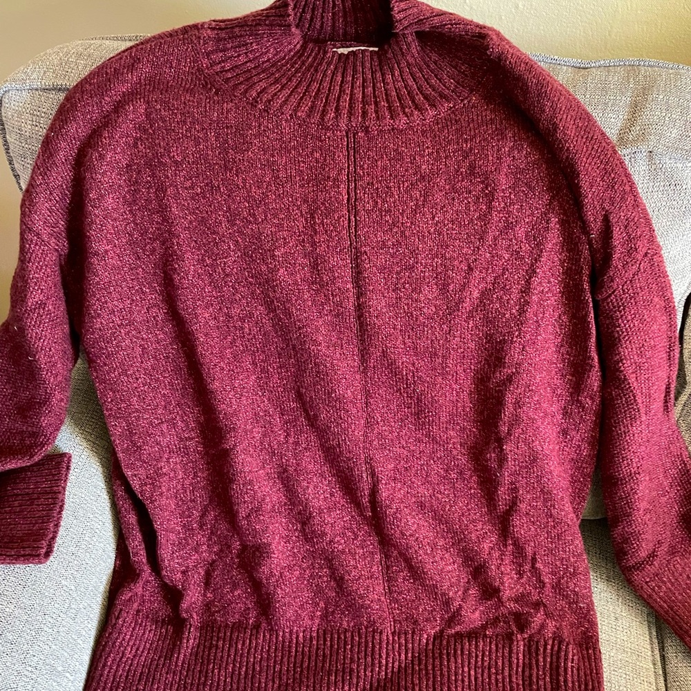 Loft XL Burgundy sweater